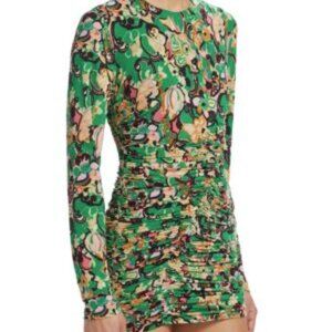 Kiki Floral Ruched Minidress NWT (New With Tags)